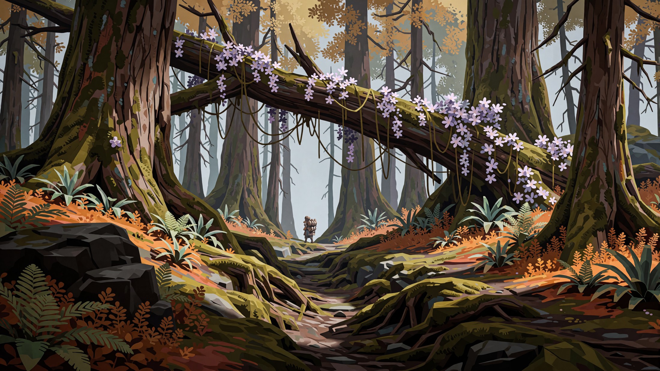 Flowering forest