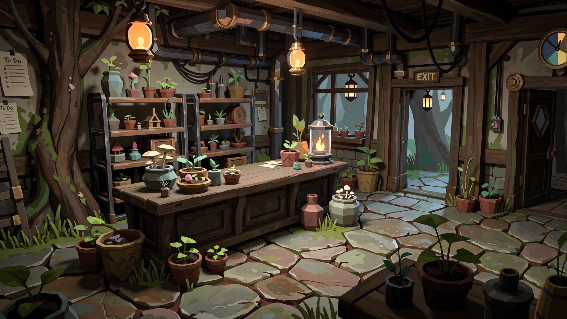 Botanist’s workshop